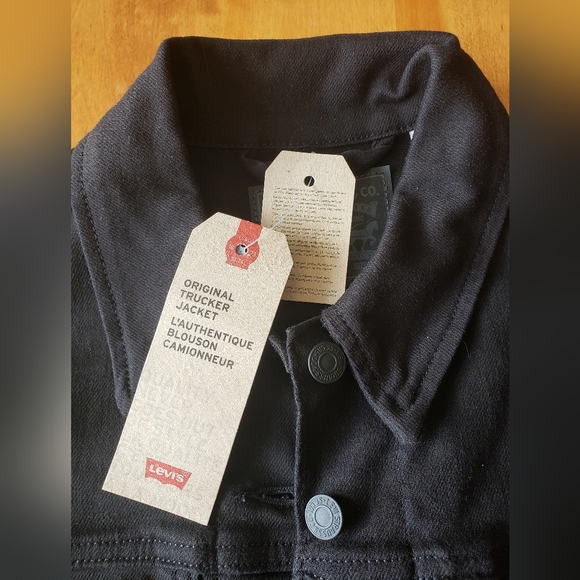 BNWT Black Levis Jean Jacket - Picture 2 of 5